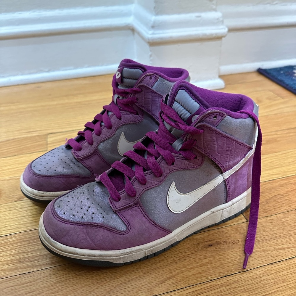 Purple Nike High Tops